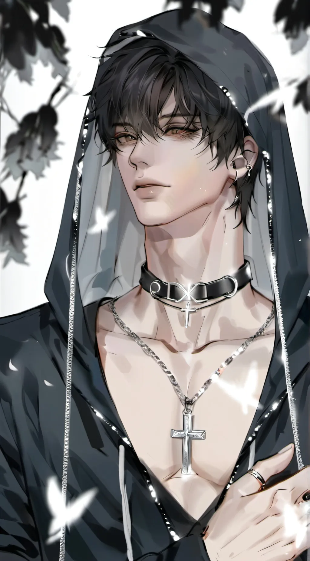 ai character: ♡ Asher ♡ background