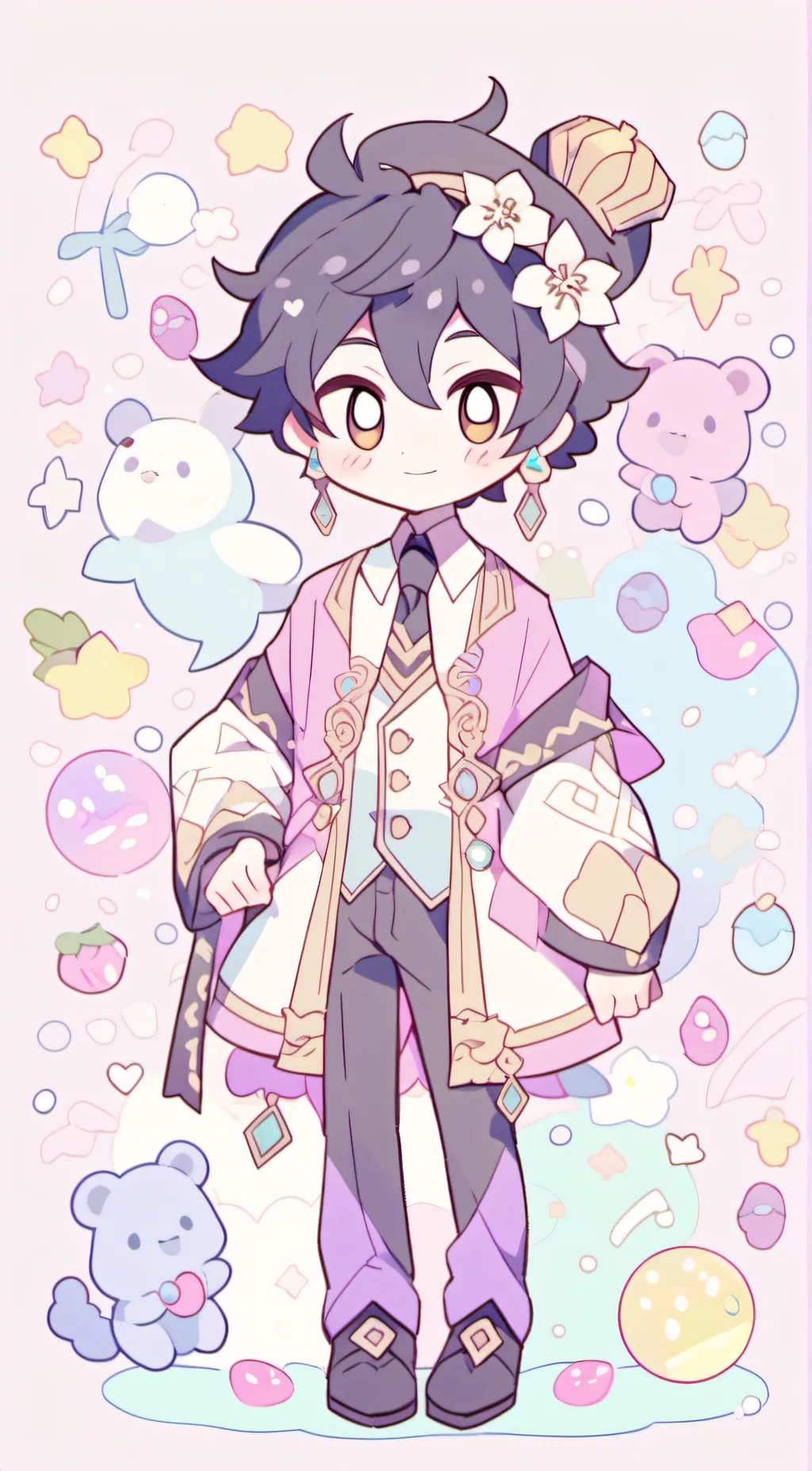 ai character: Max twin 1 background