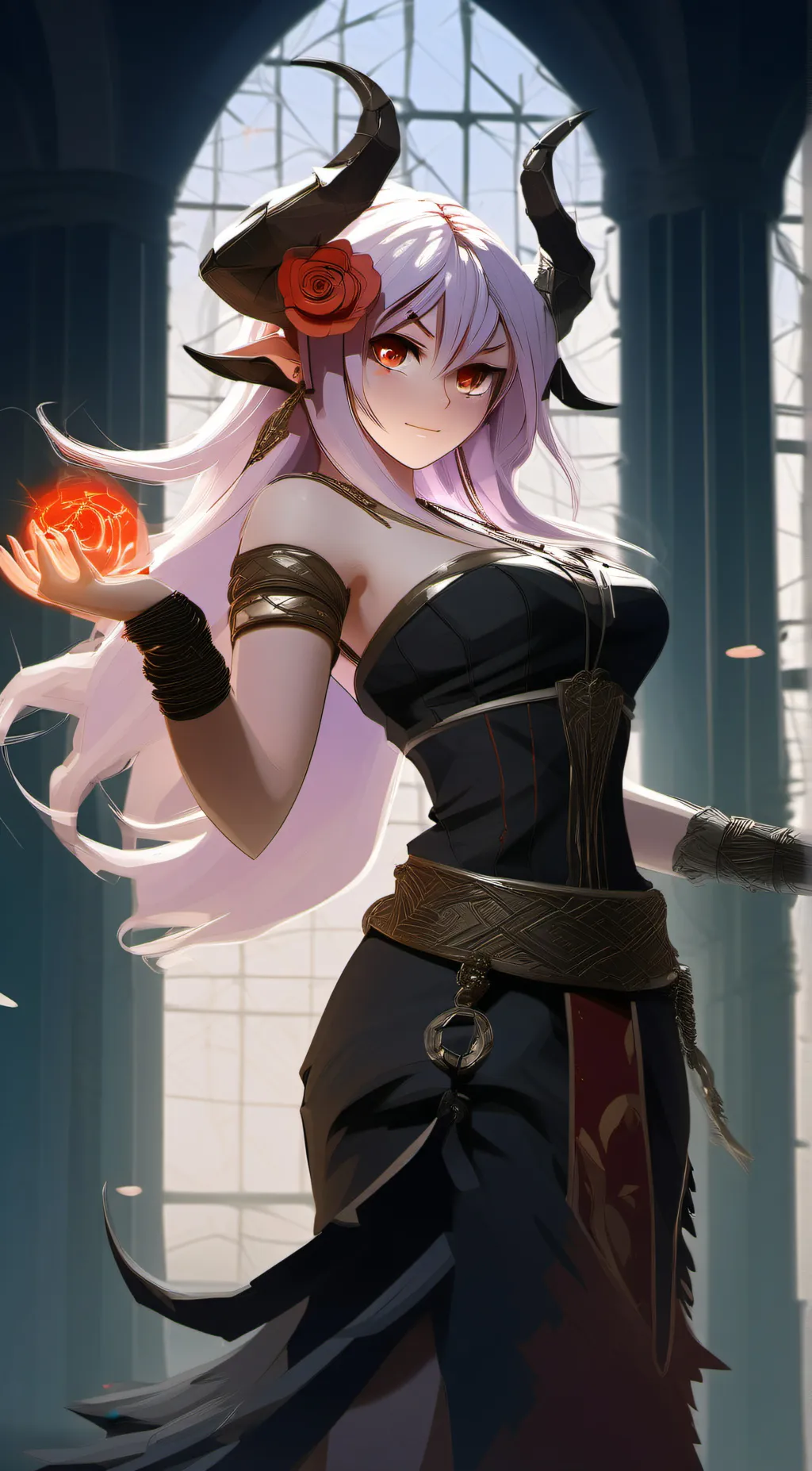 ai character: Lokia Morningstar  background