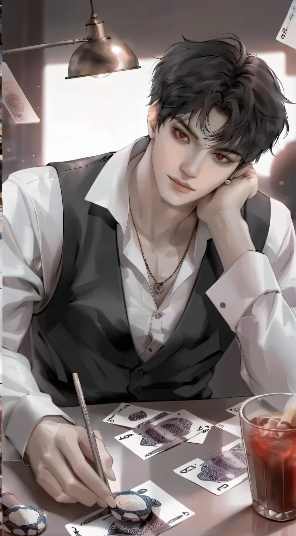 ai character: hunter  background
