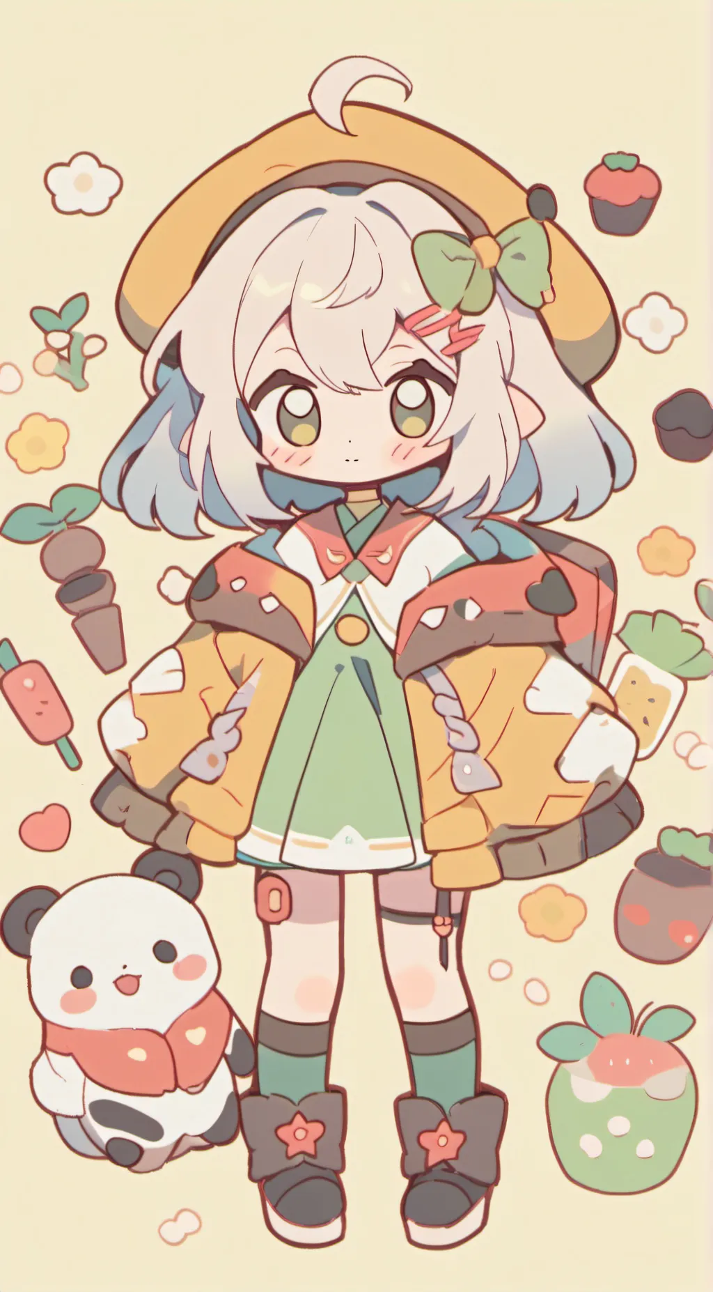 ai character: ANGEL BERNADETH 💕 background