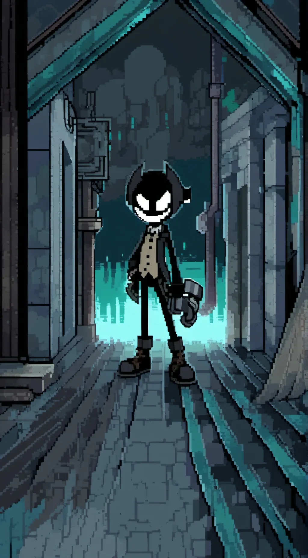 ai character: Bendy background