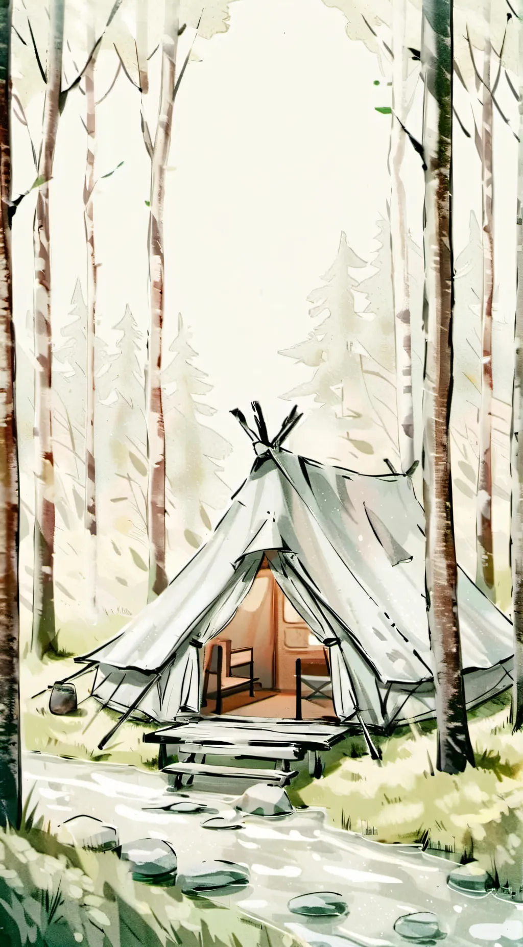 ai character: camp camp background