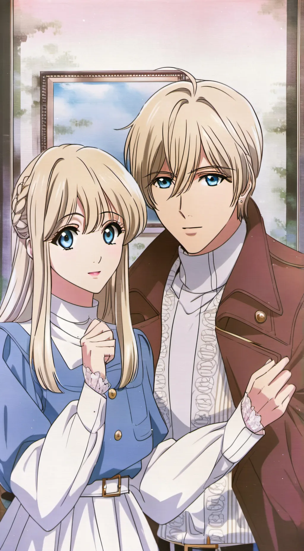 ai character: Bethany and Alex  background