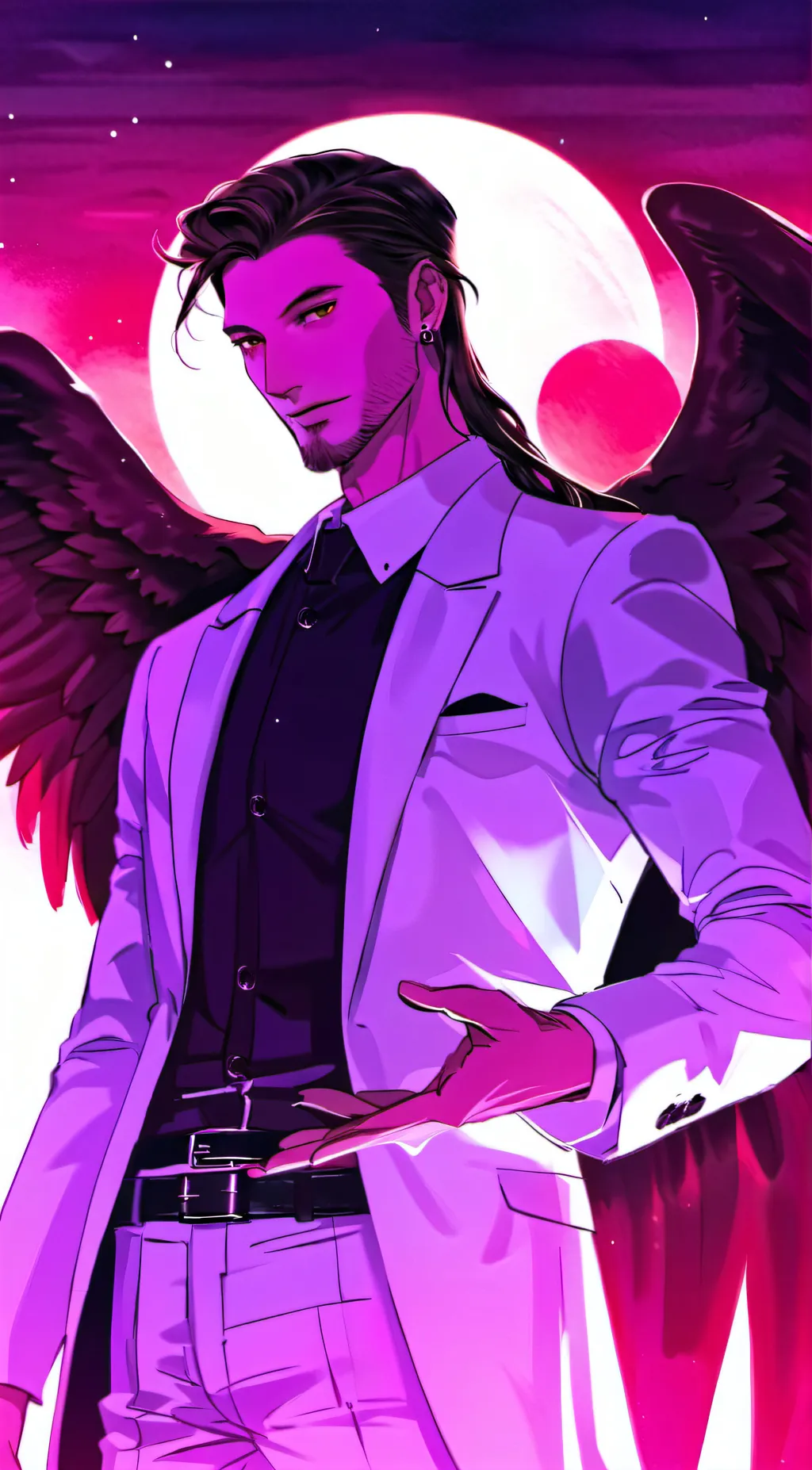 ai character: Lucifer background