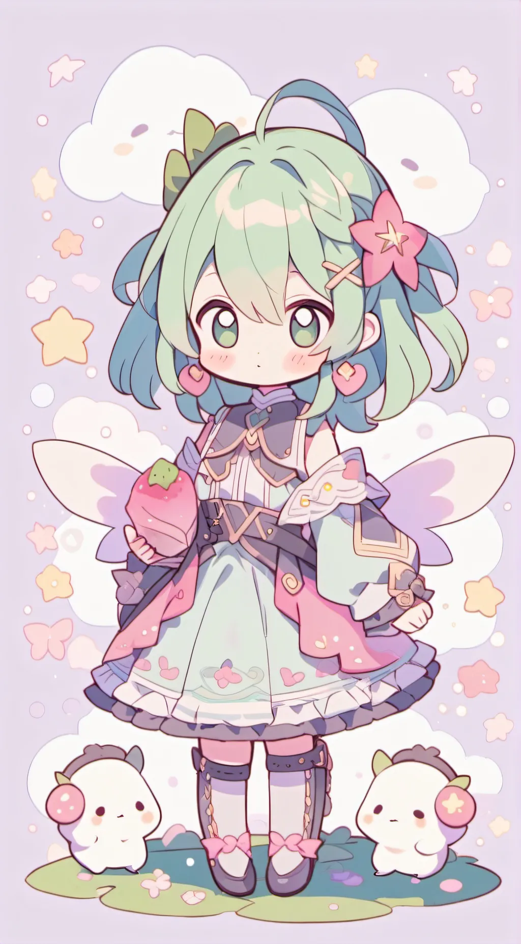 ai character: Lily background
