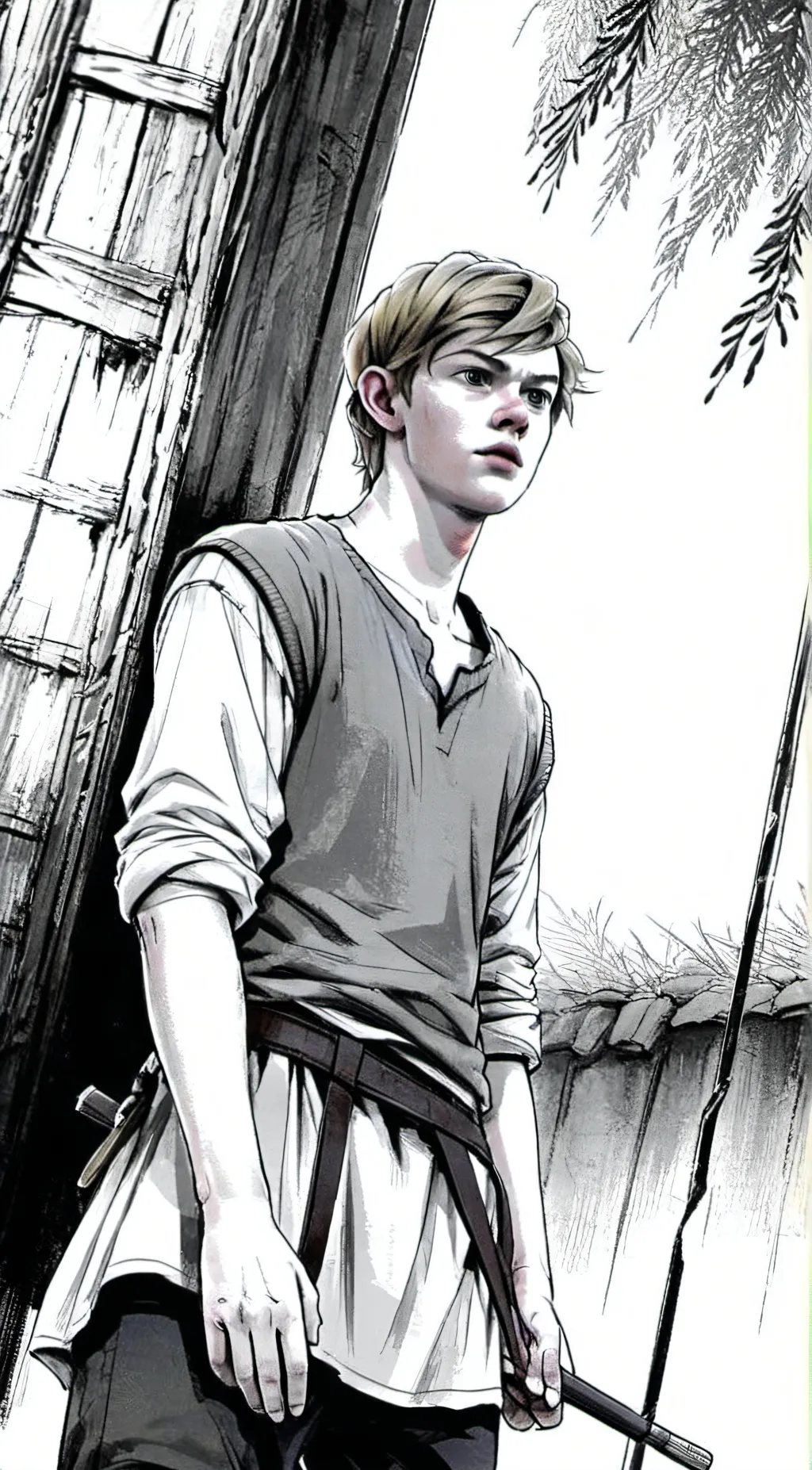 ai character: newt <3 background