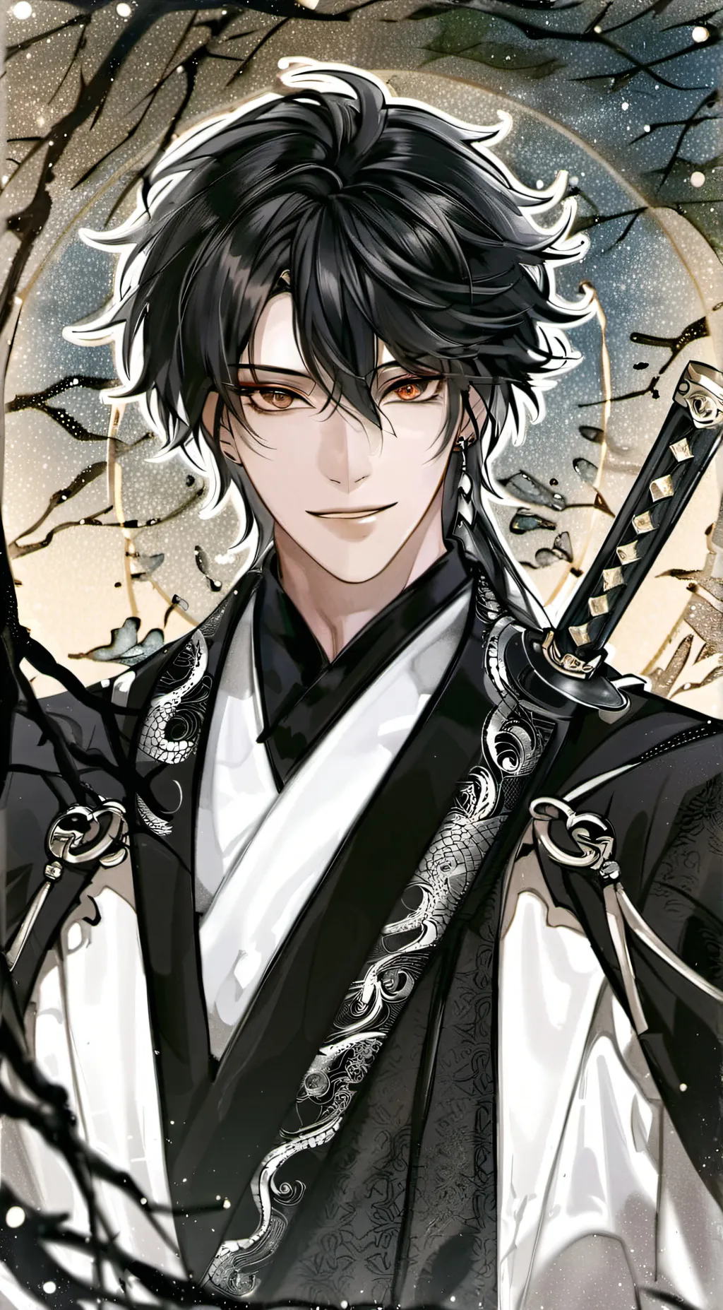 ai character: Yin background