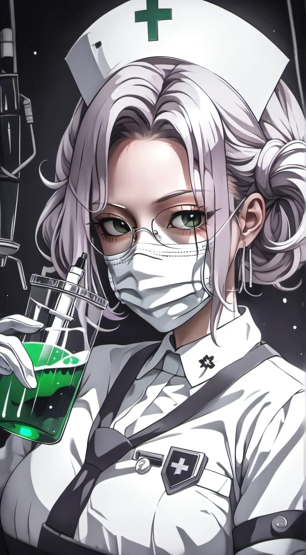 ai character: Nurse evil  background