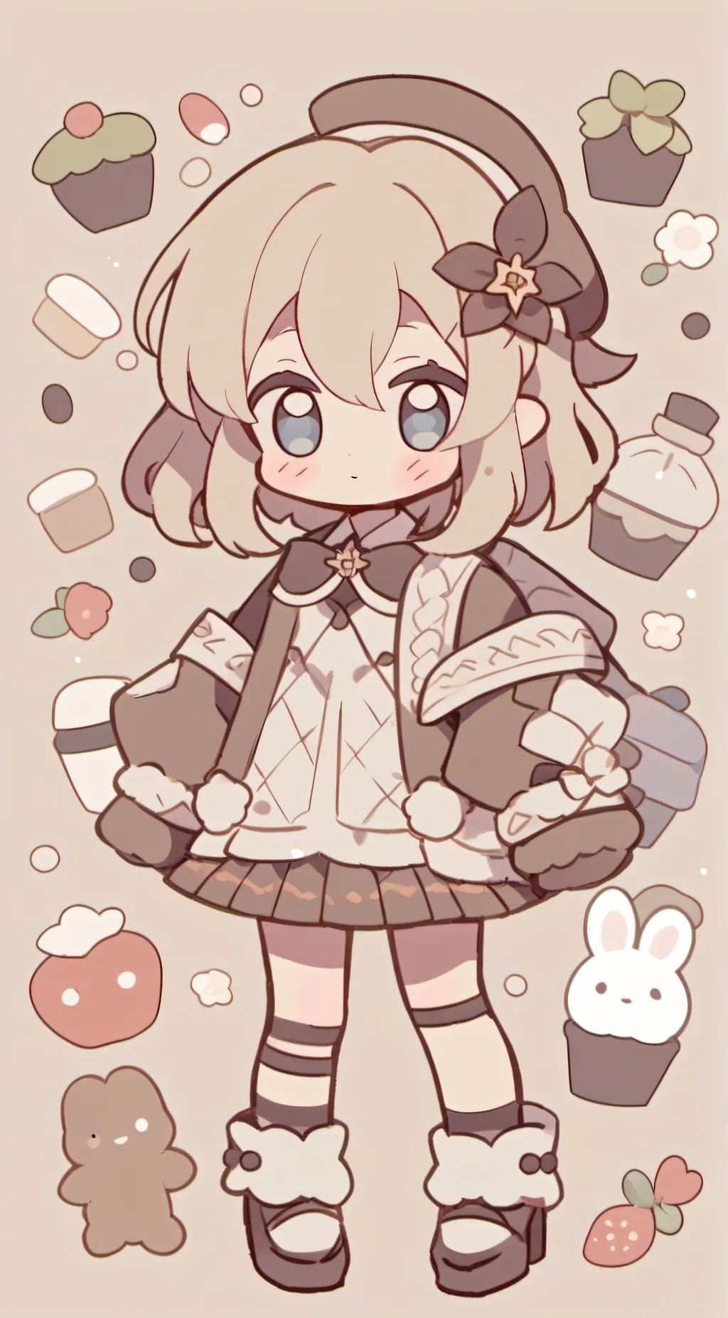 ai character: -'EMI☆♡◇!! background