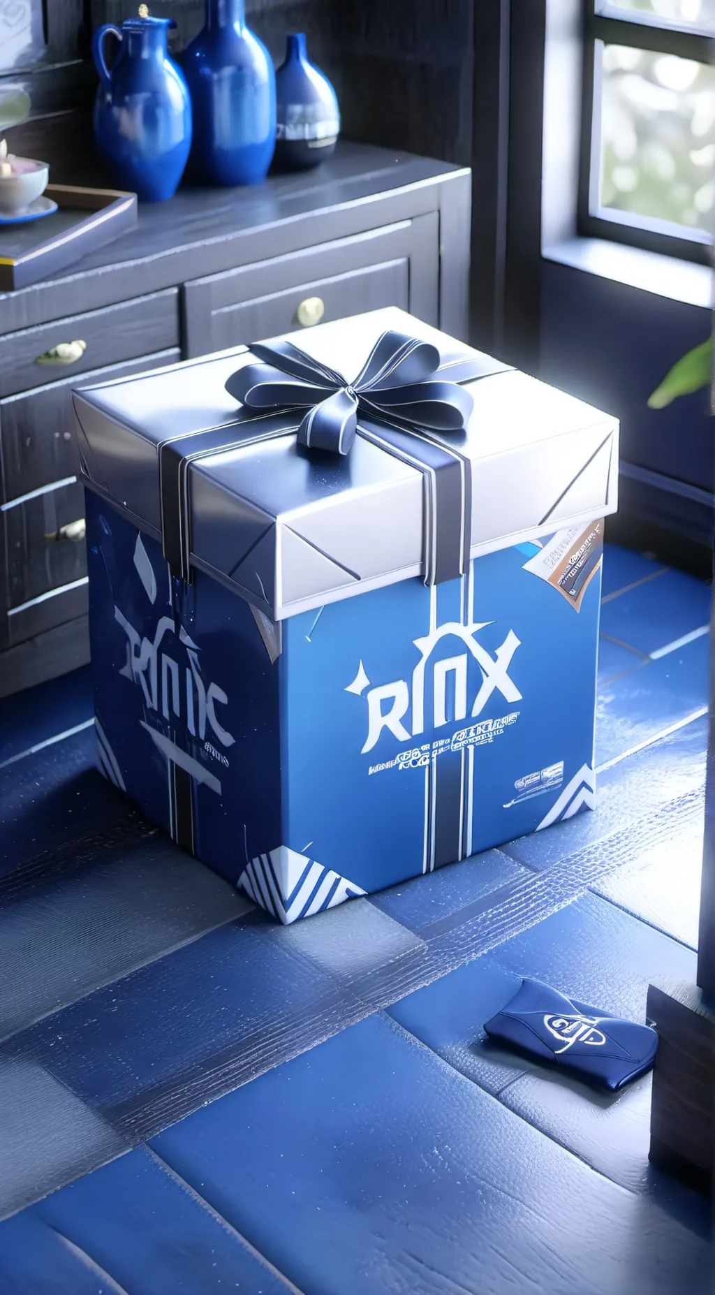 ai character: box background