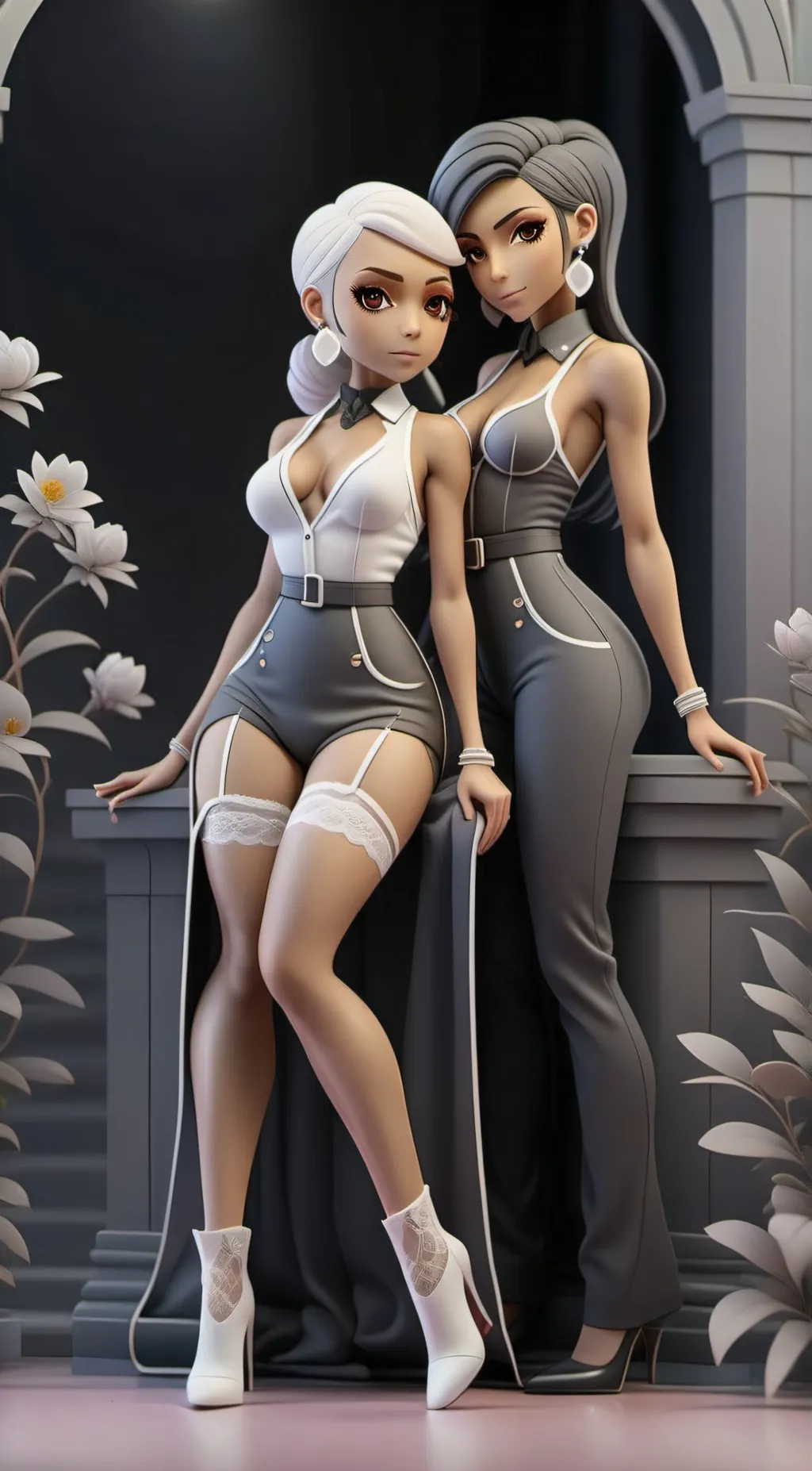ai character: Justina  background