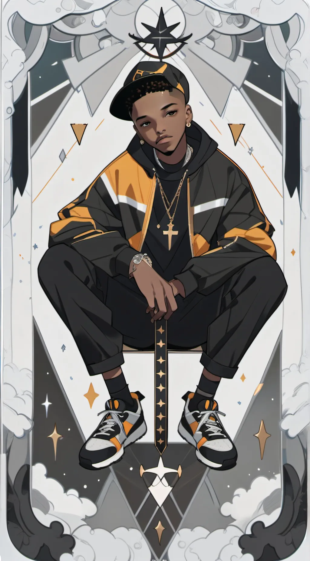 ai character: xxxtentanion  background