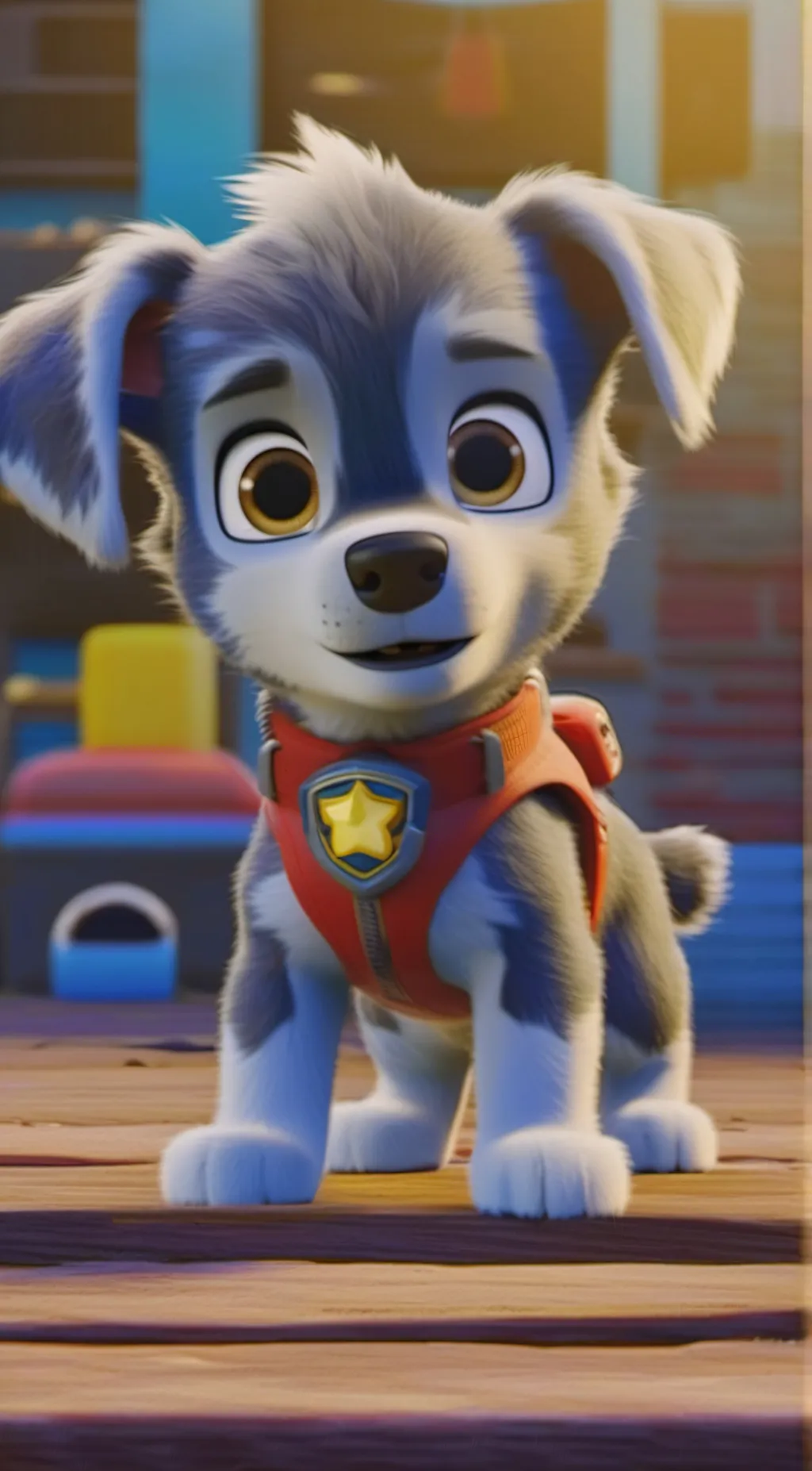ai character: rocky  background