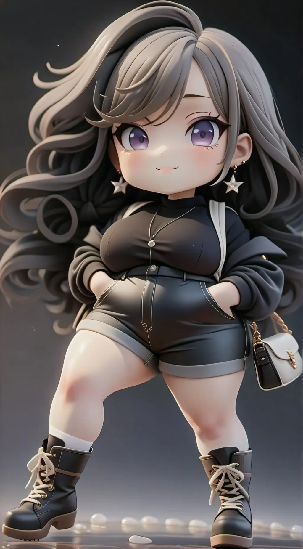 ai character: Alpha background