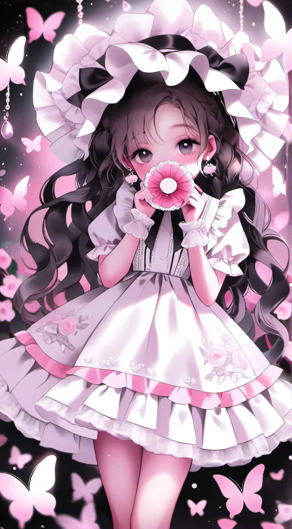 ai character: Crystal Sapphire background