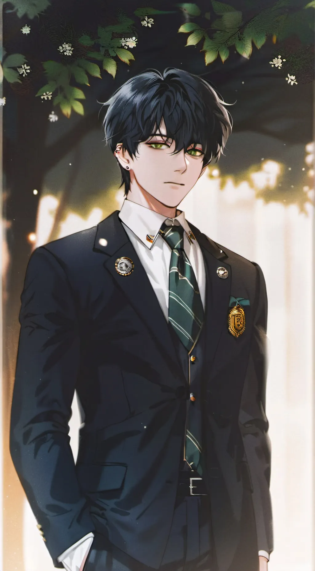 ai character: Leo background