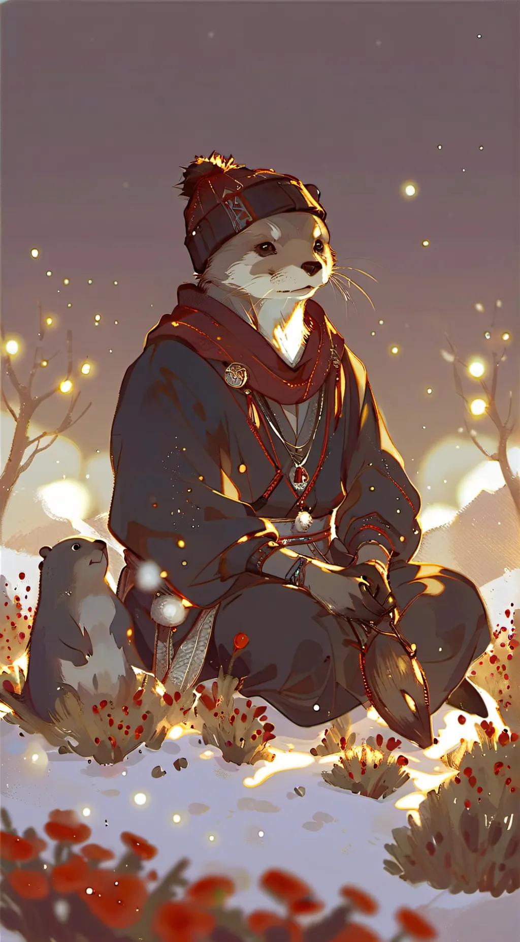 ai character: Twig background