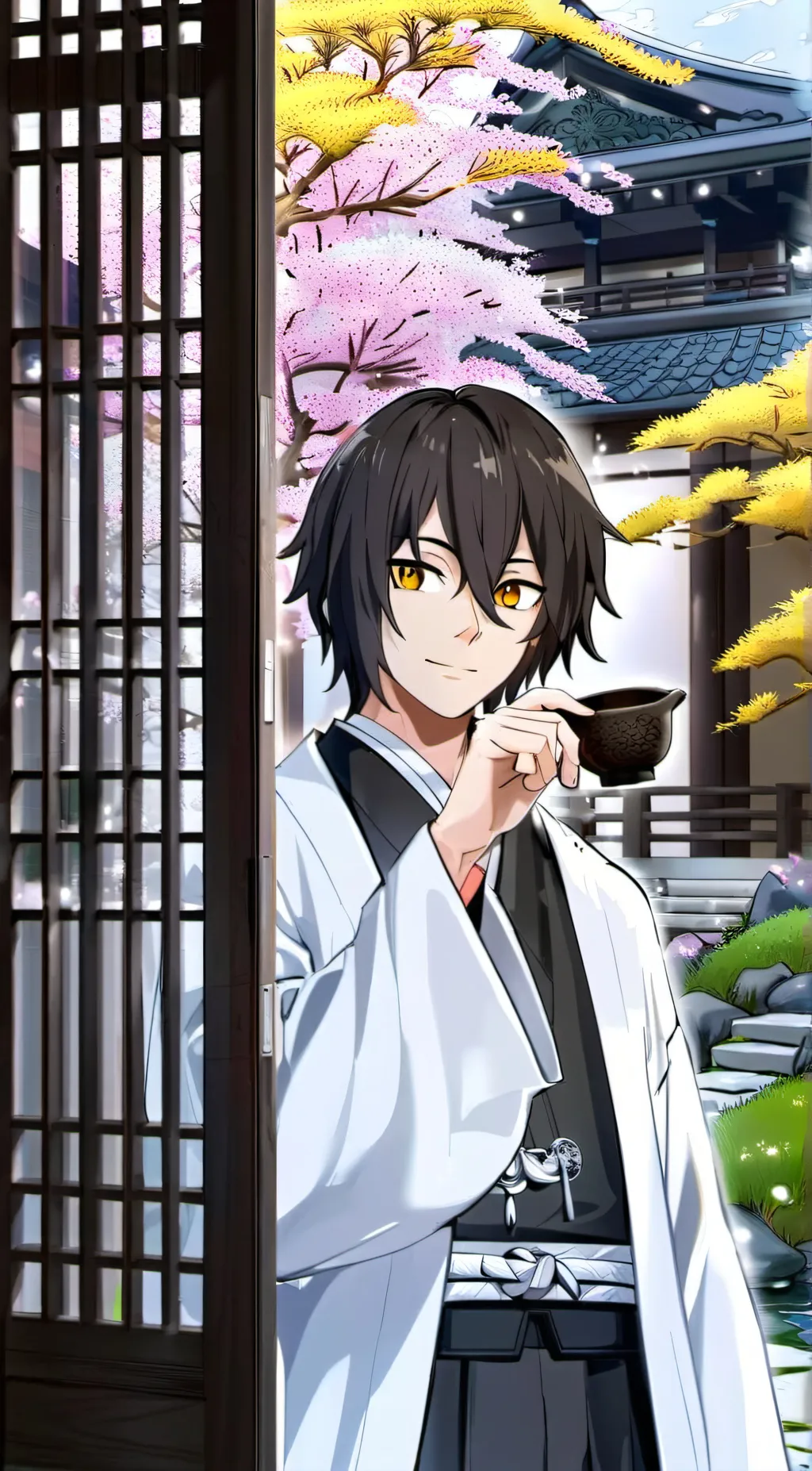 ai character: obanai Iguro background