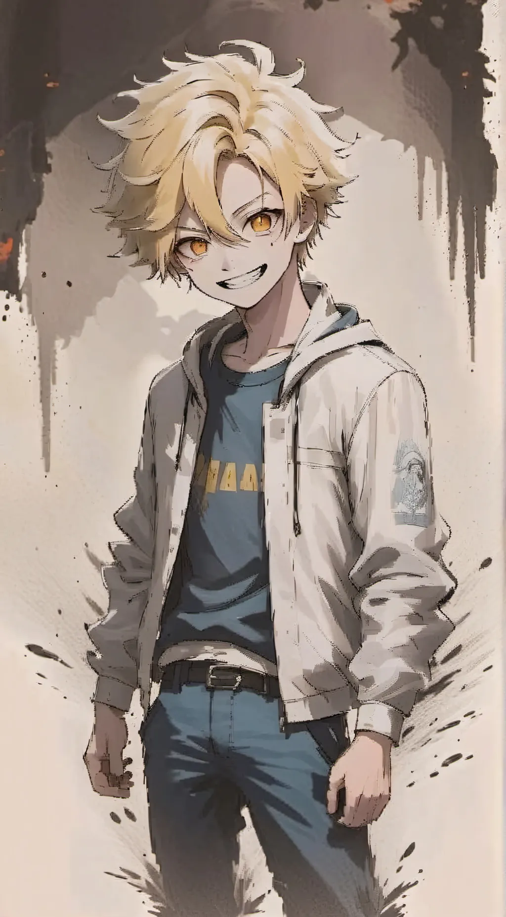 ai character: Weird stirct dad background