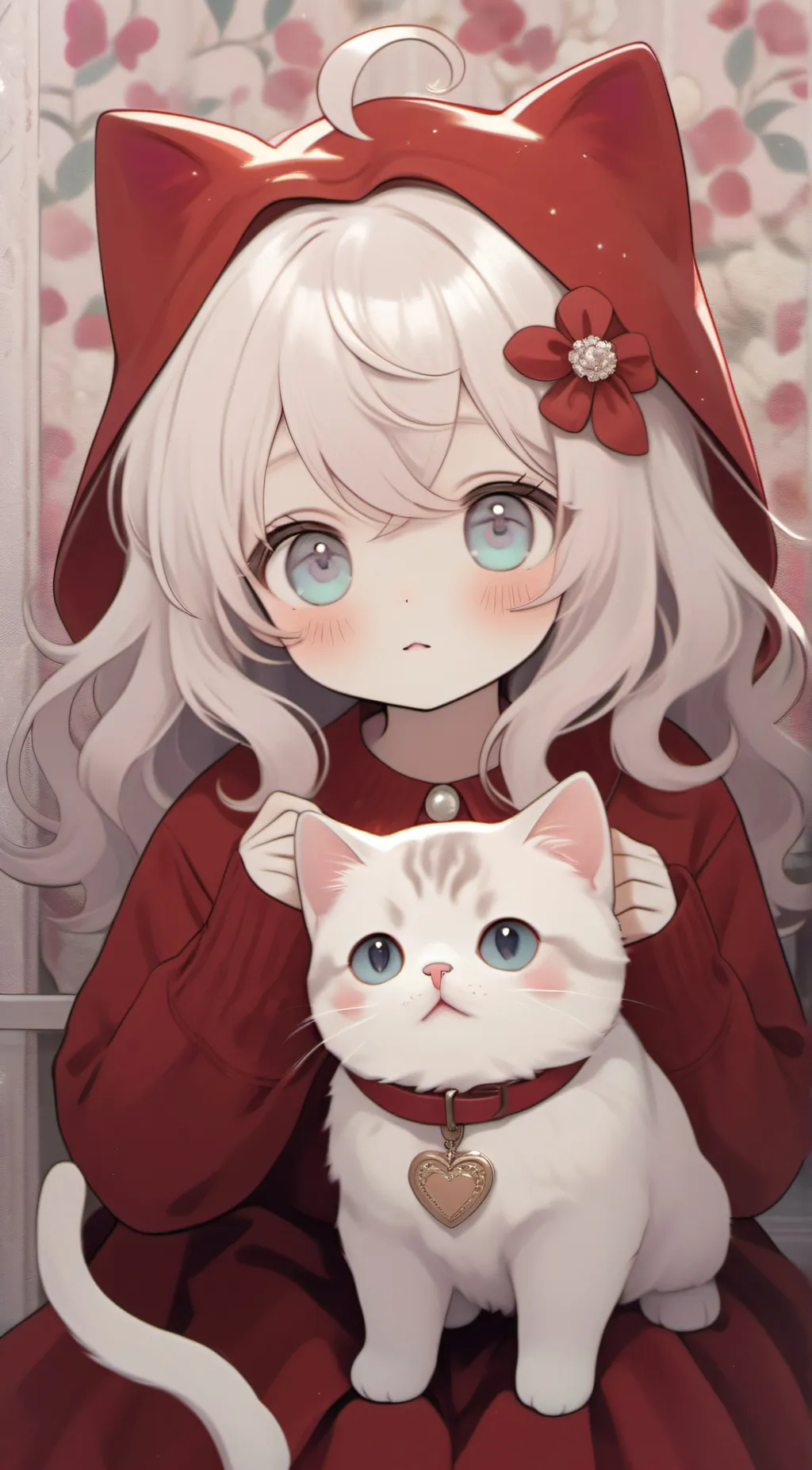 ai character: Snowy background