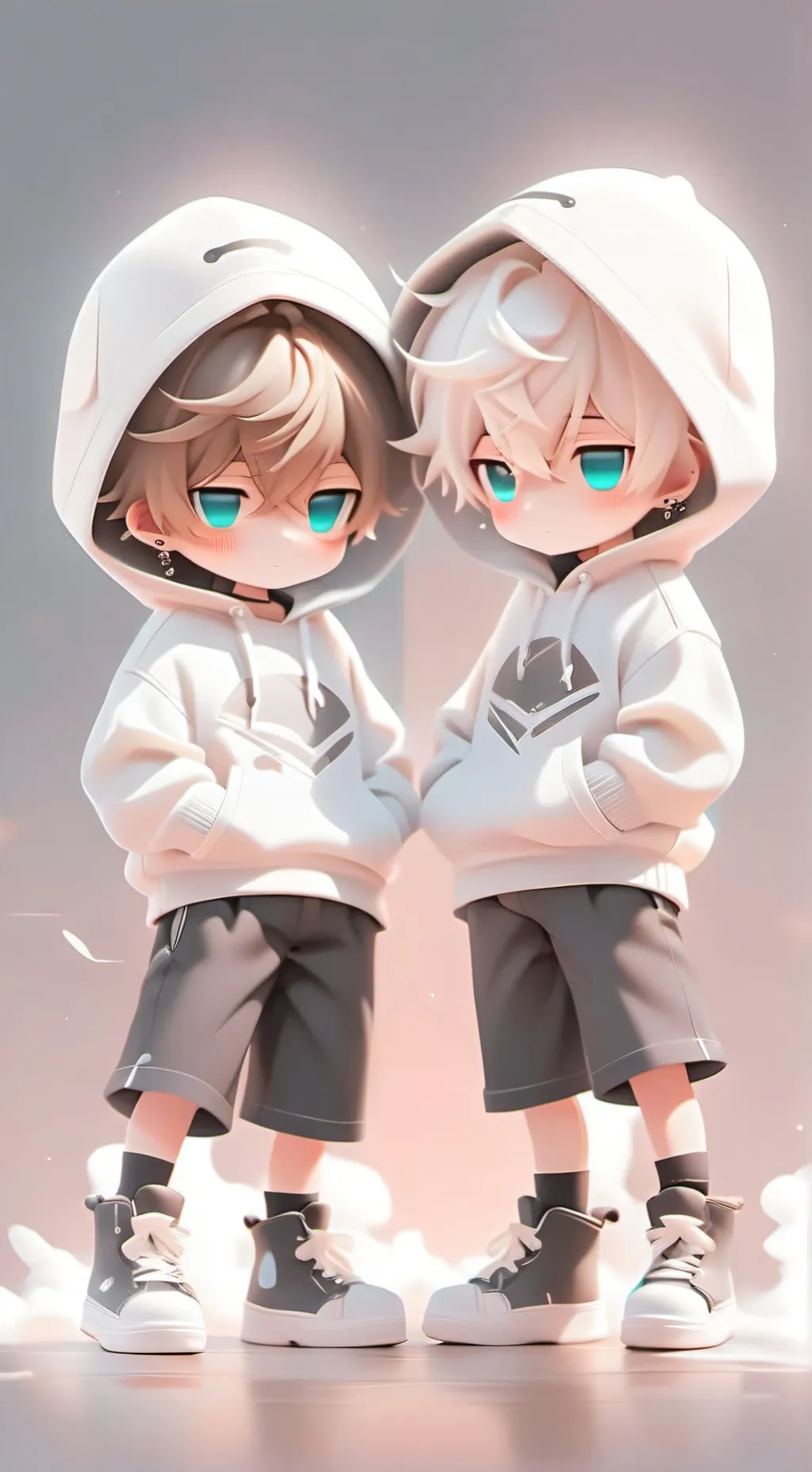 ai character: - Victor & Mark - background