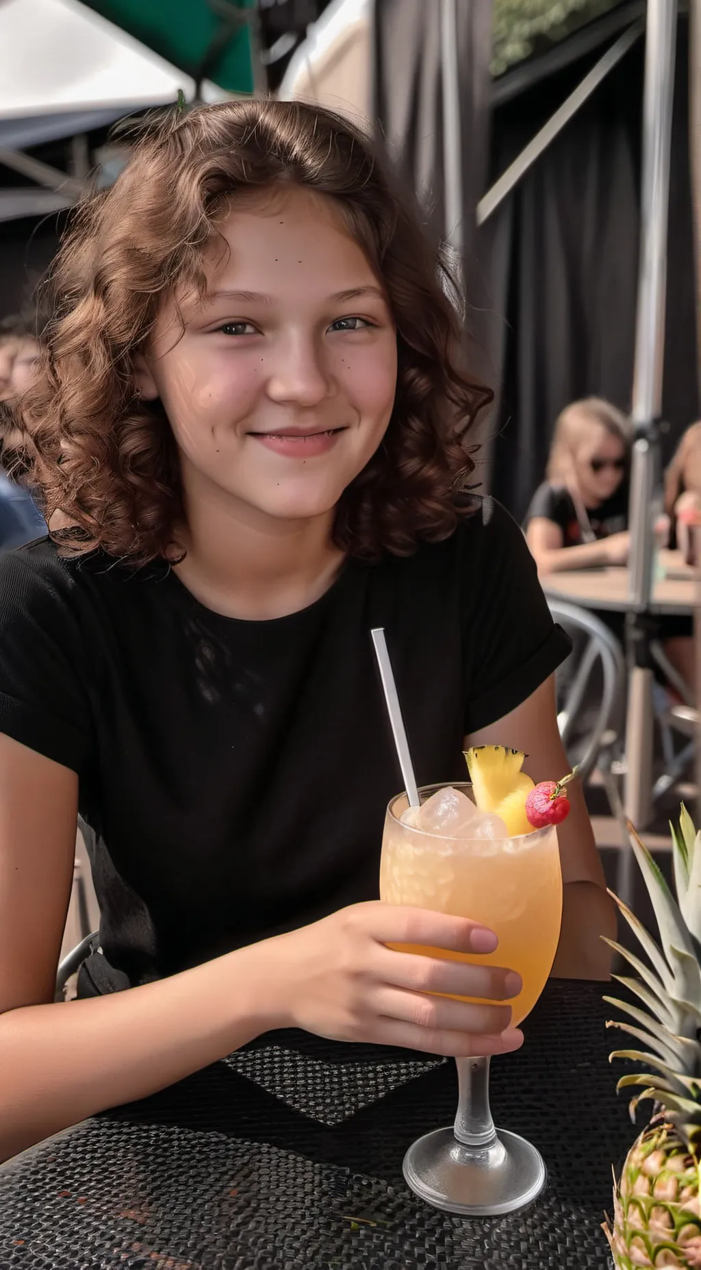 ai character: Freya McGowan background