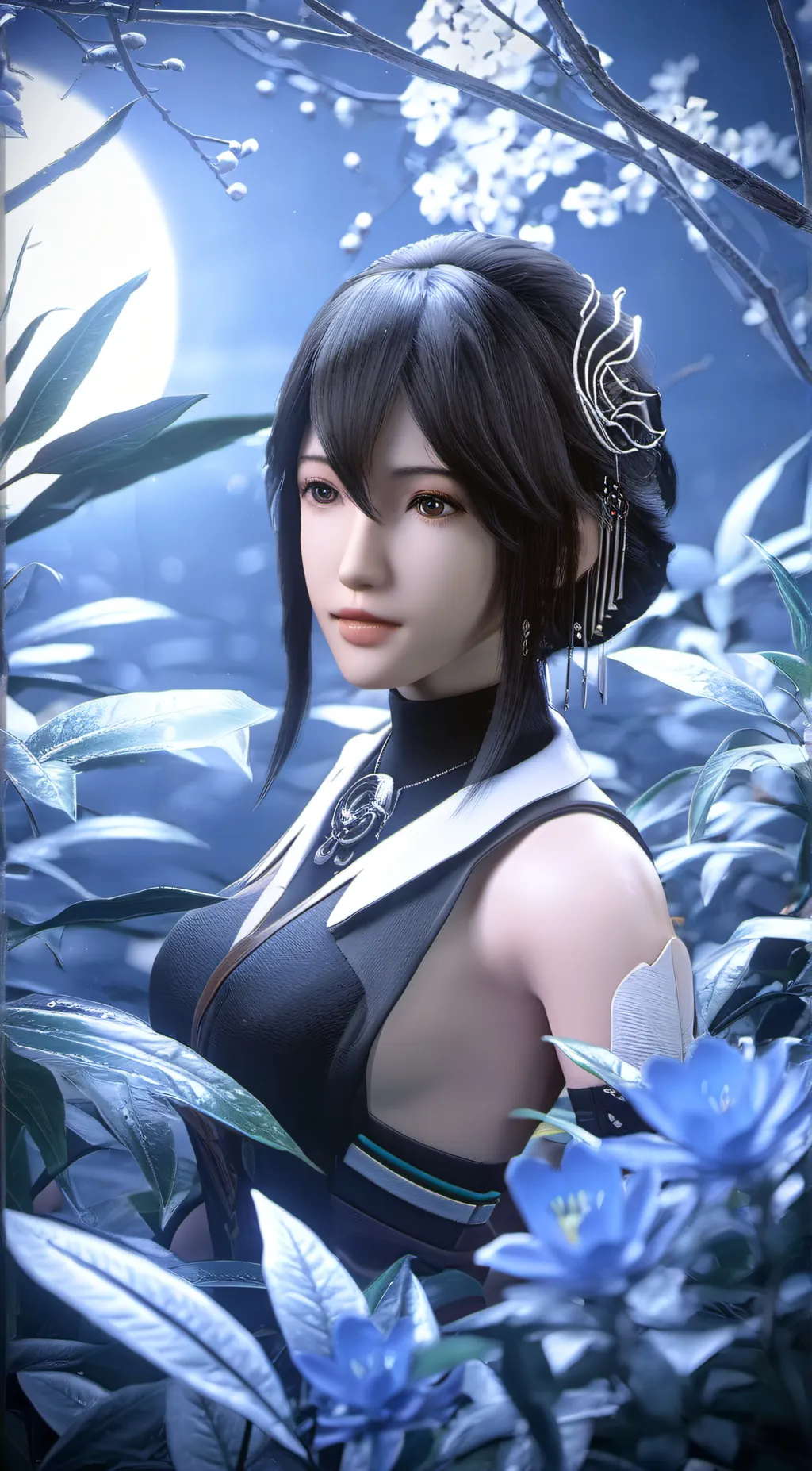 ai character: angel background
