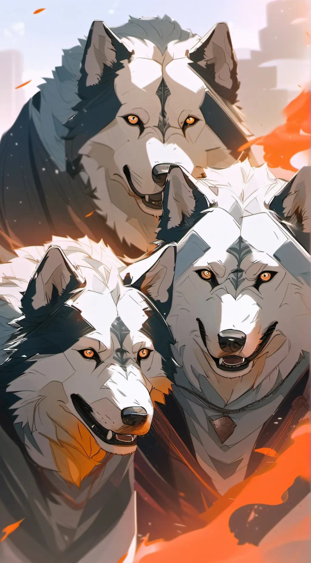 ai character: Cerberus(Vore) background