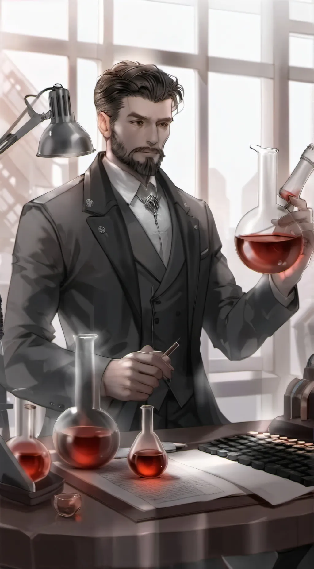 ai character: The lab! background