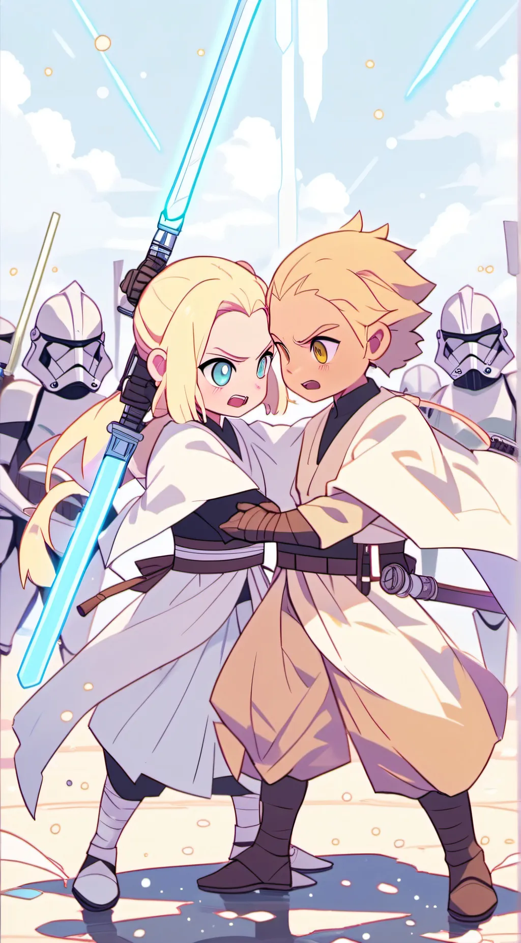 ai character: Star Wars visions background