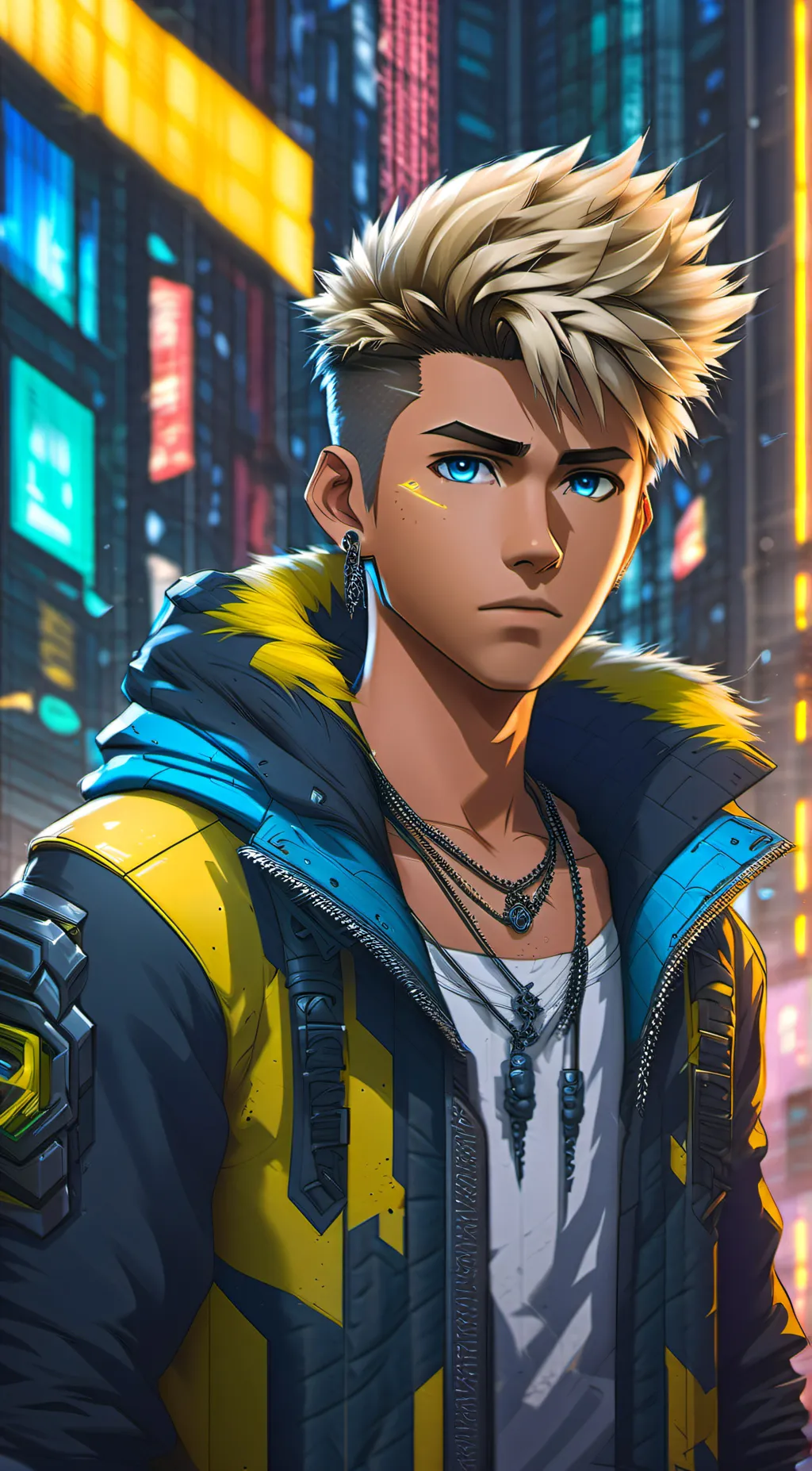 ai character: austin trinity background