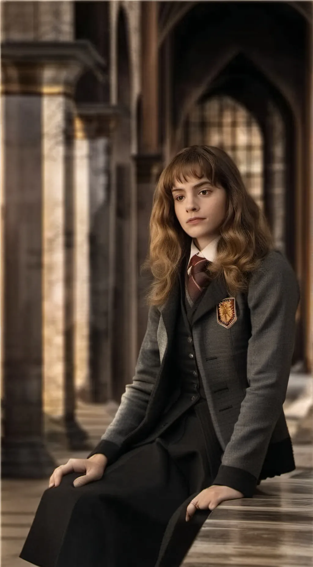ai character: Hermione Granger  background