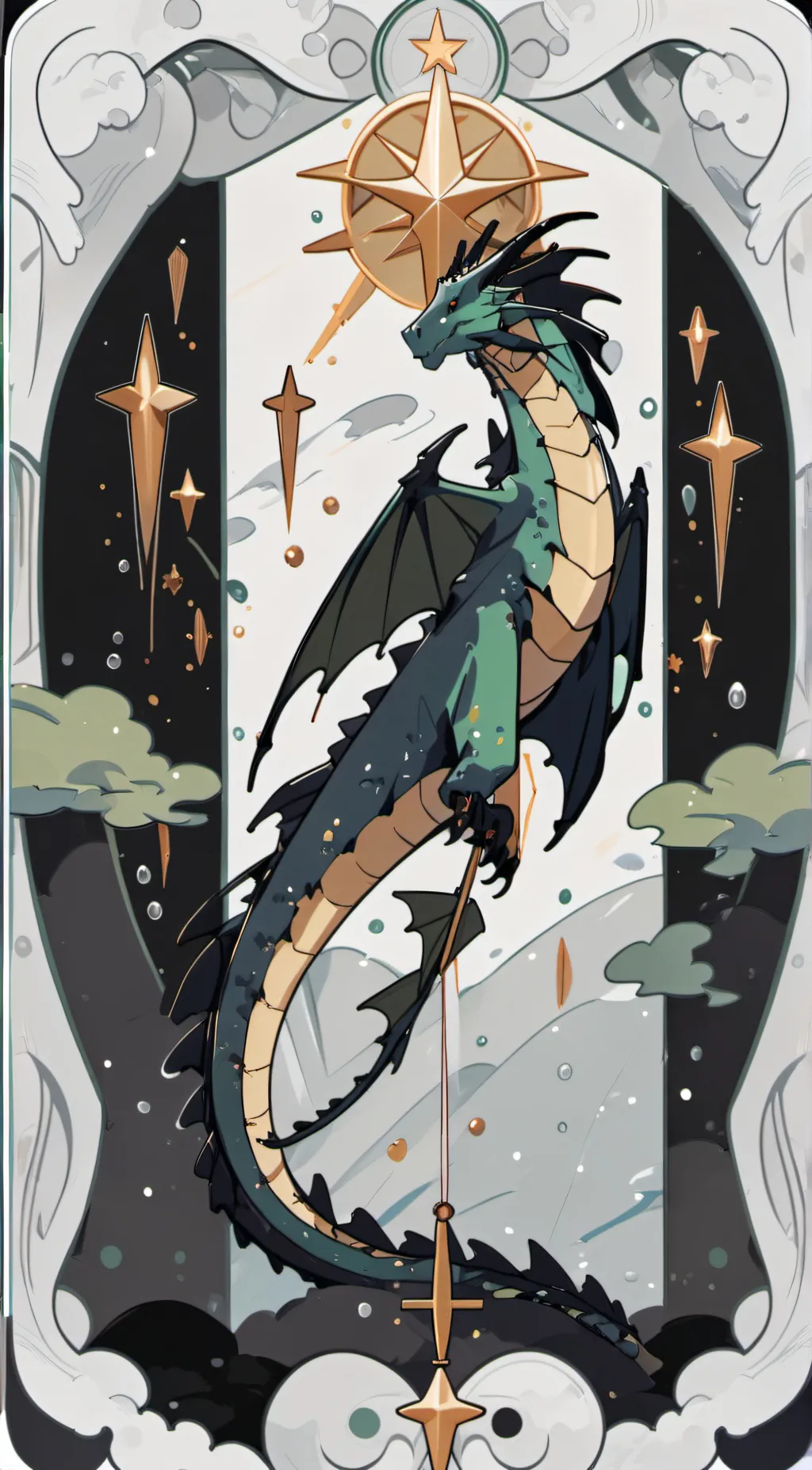 ai character: Whirlpool background