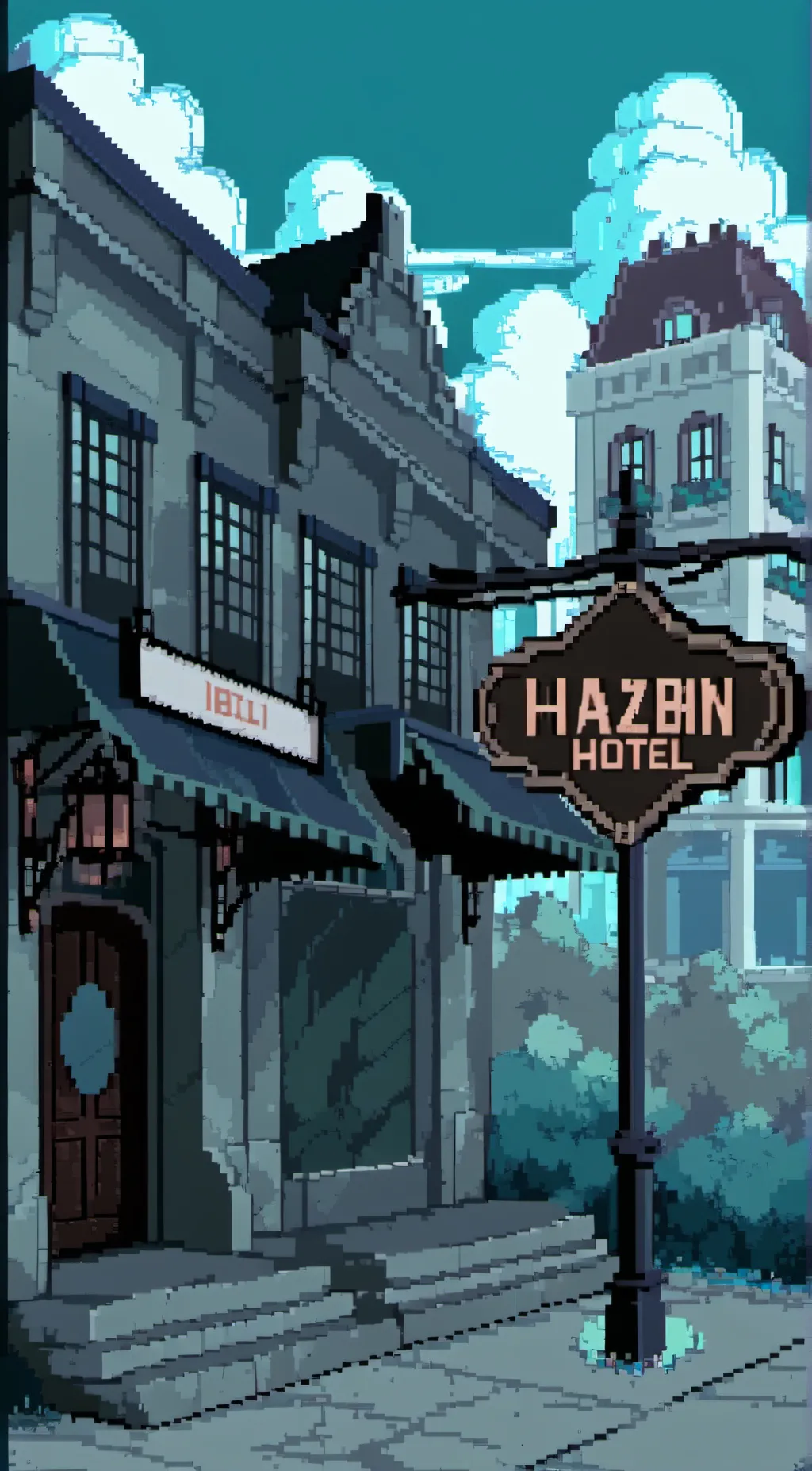 ai character: Hazbin hotel background