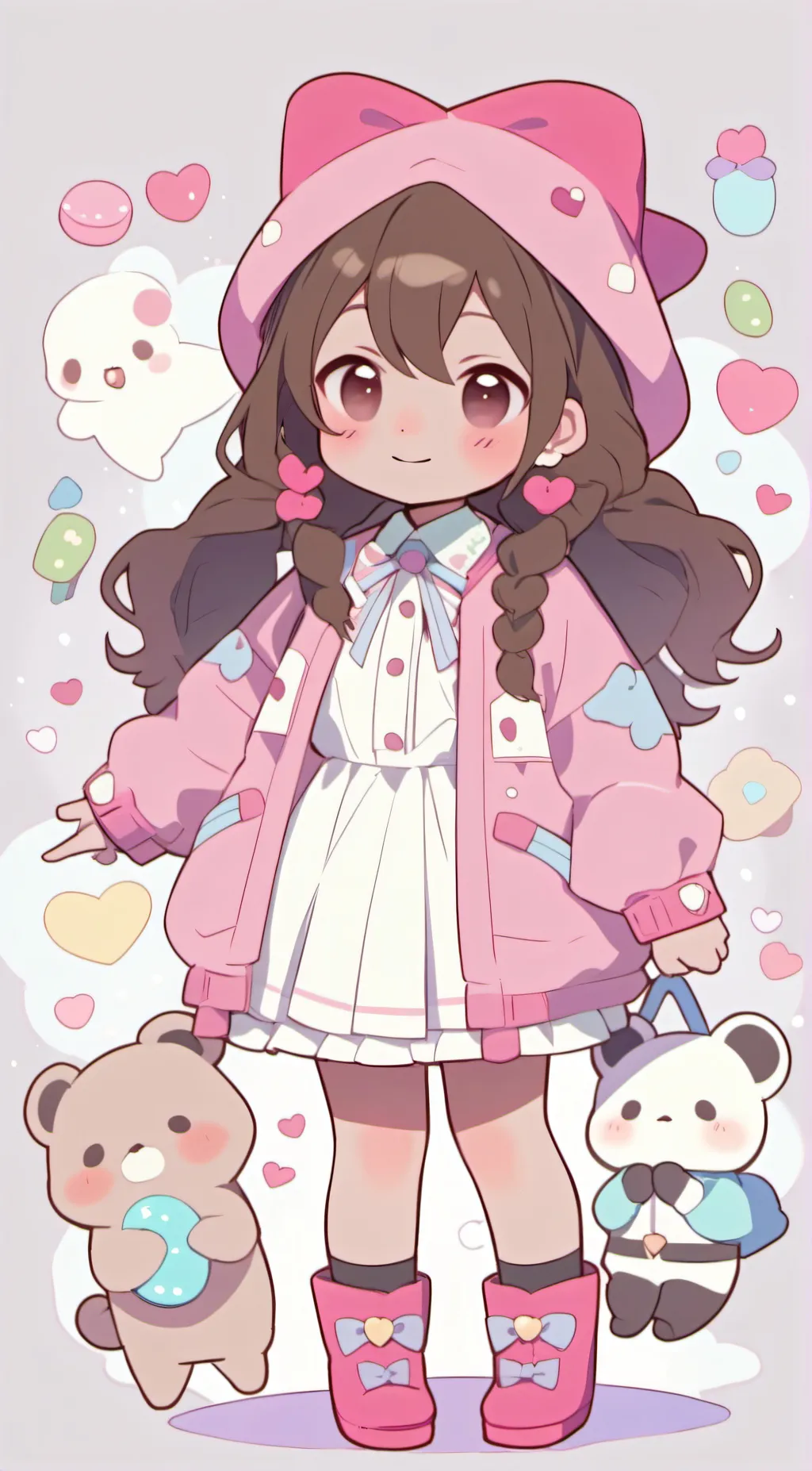 ai character: Mya  background