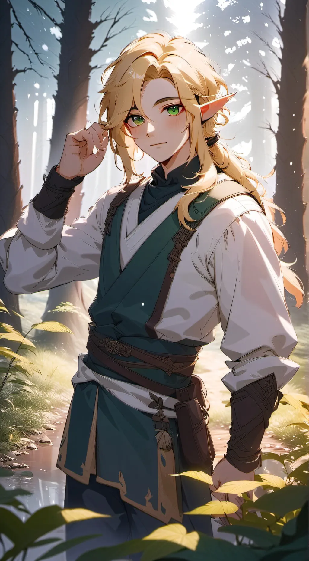 ai character: Quin (Elf) background