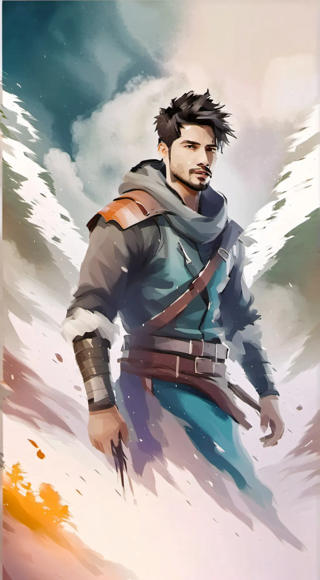 ai character: kyle background