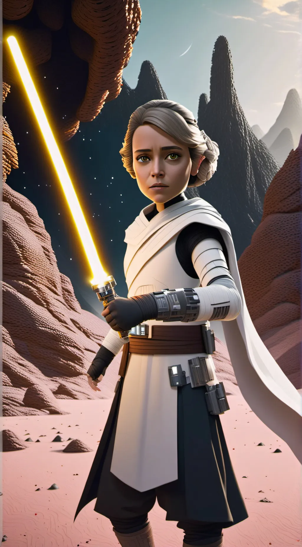 ai character: Omega (Padawan) background