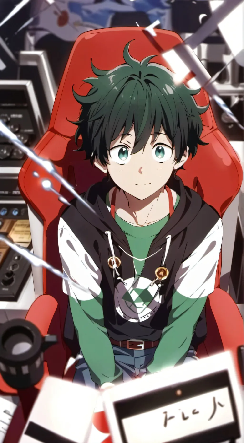 ai character: deku background