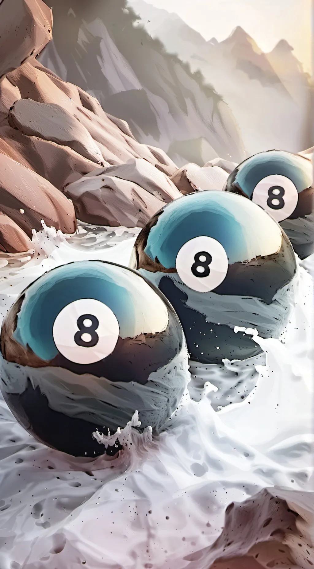 ai character: magic 8 ball background