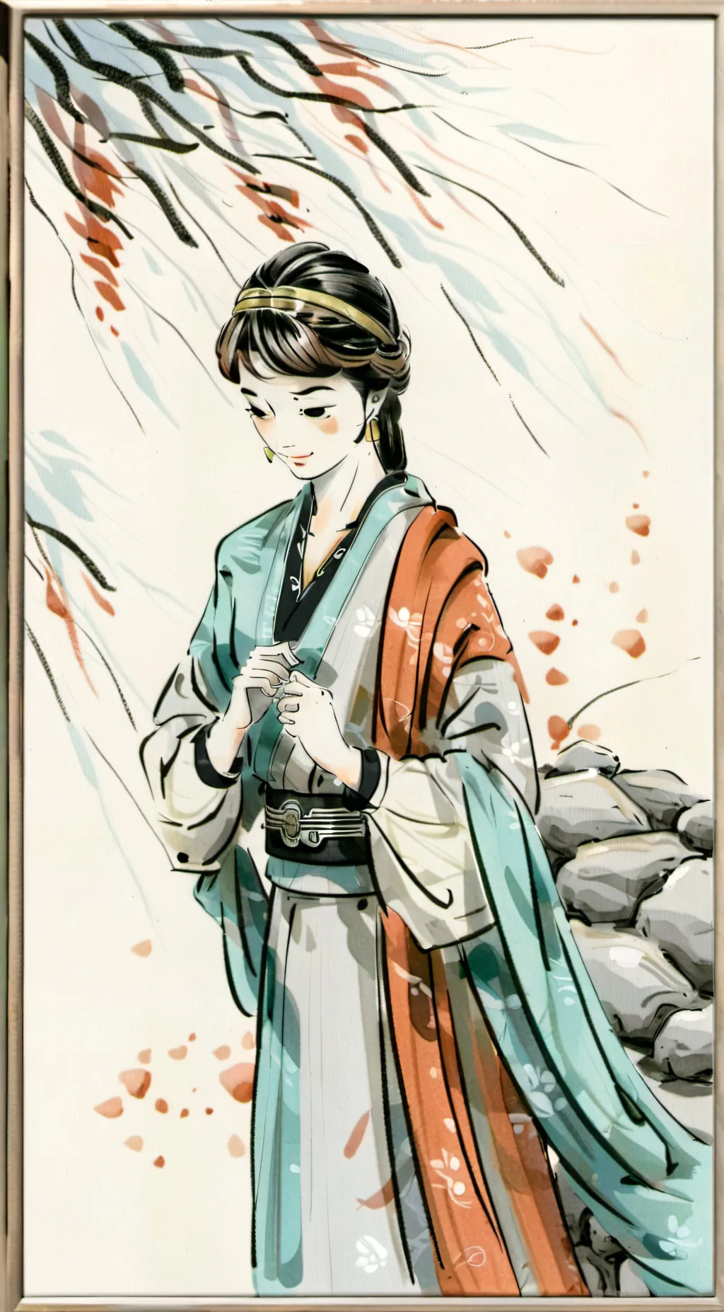 ai character: Babe background