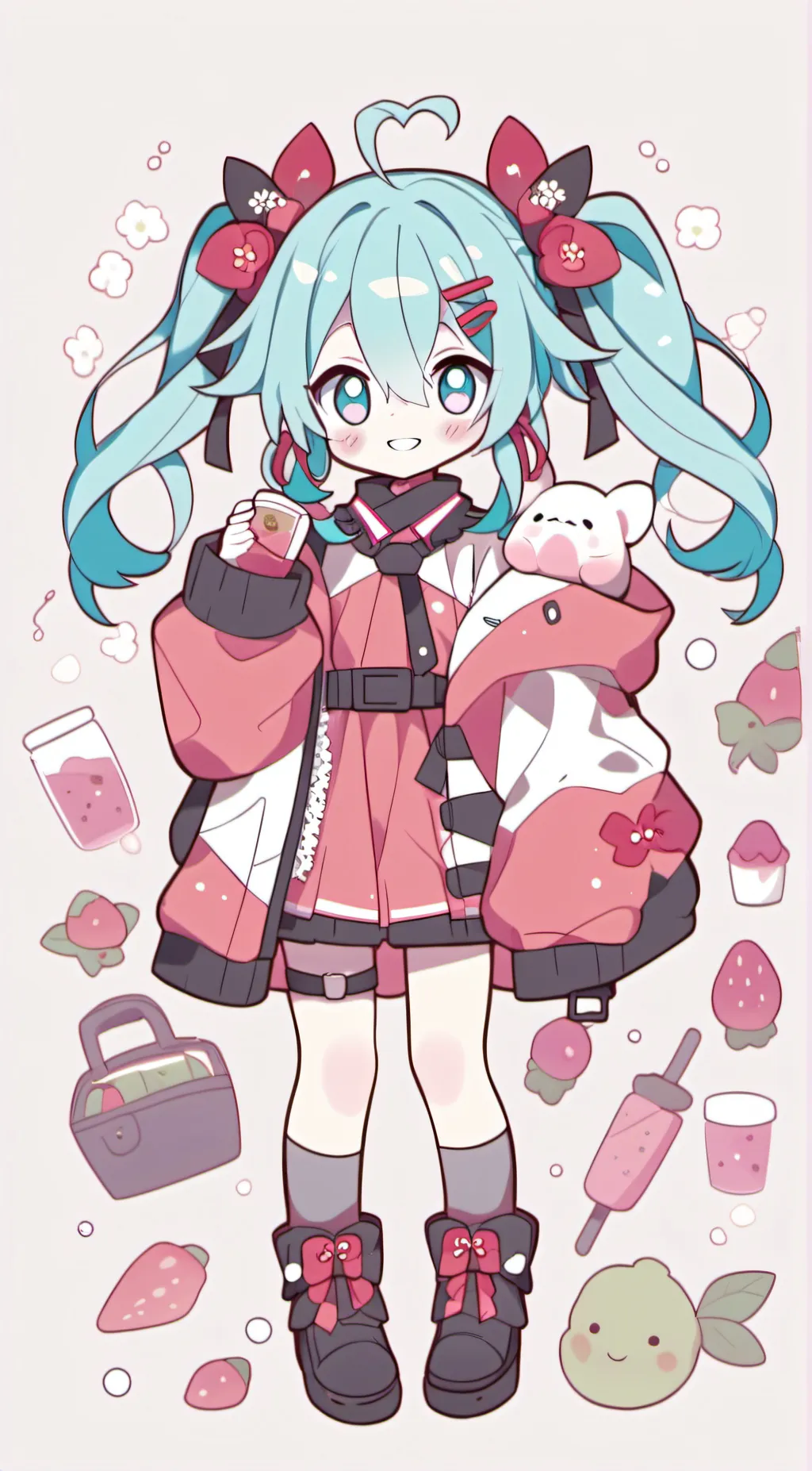 ai character: miku background