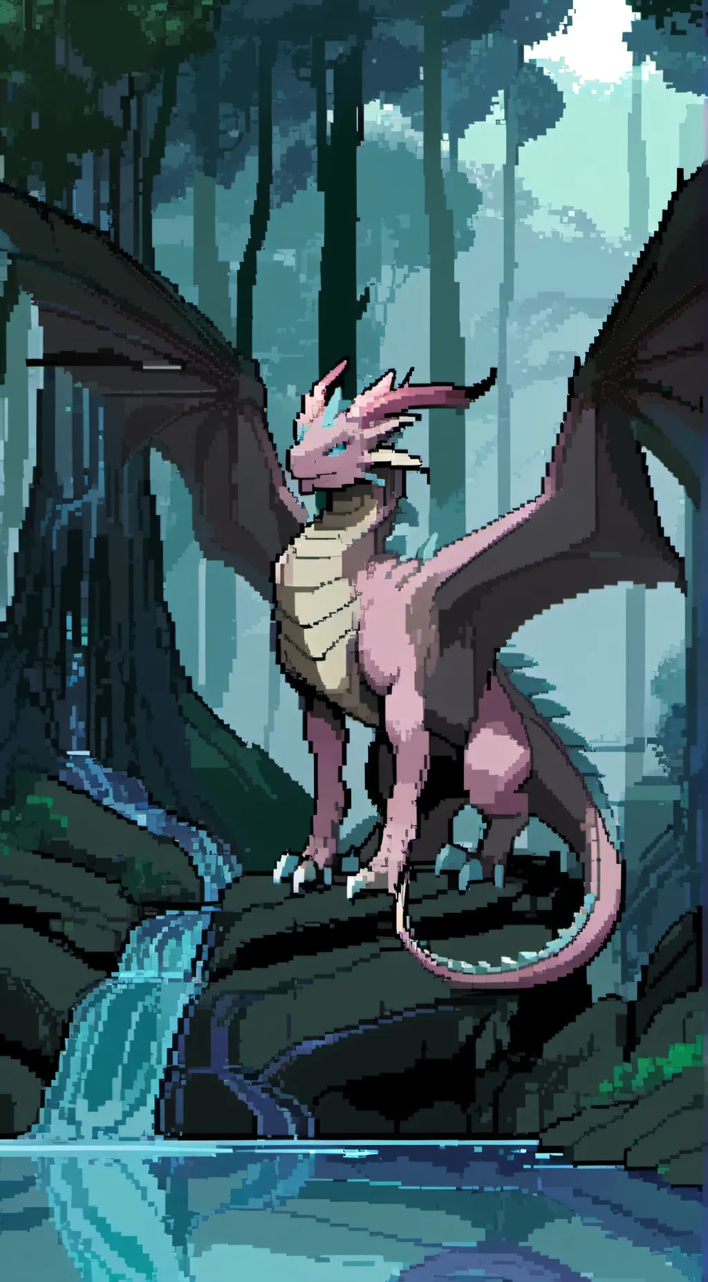 ai character: Blossom background