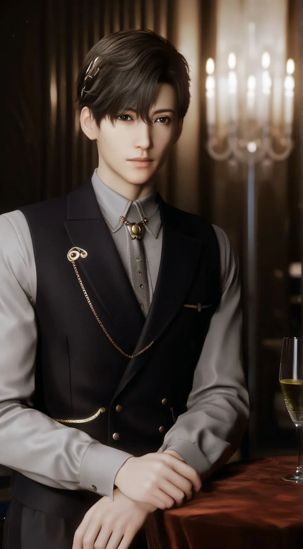 ai character: Ethan  background