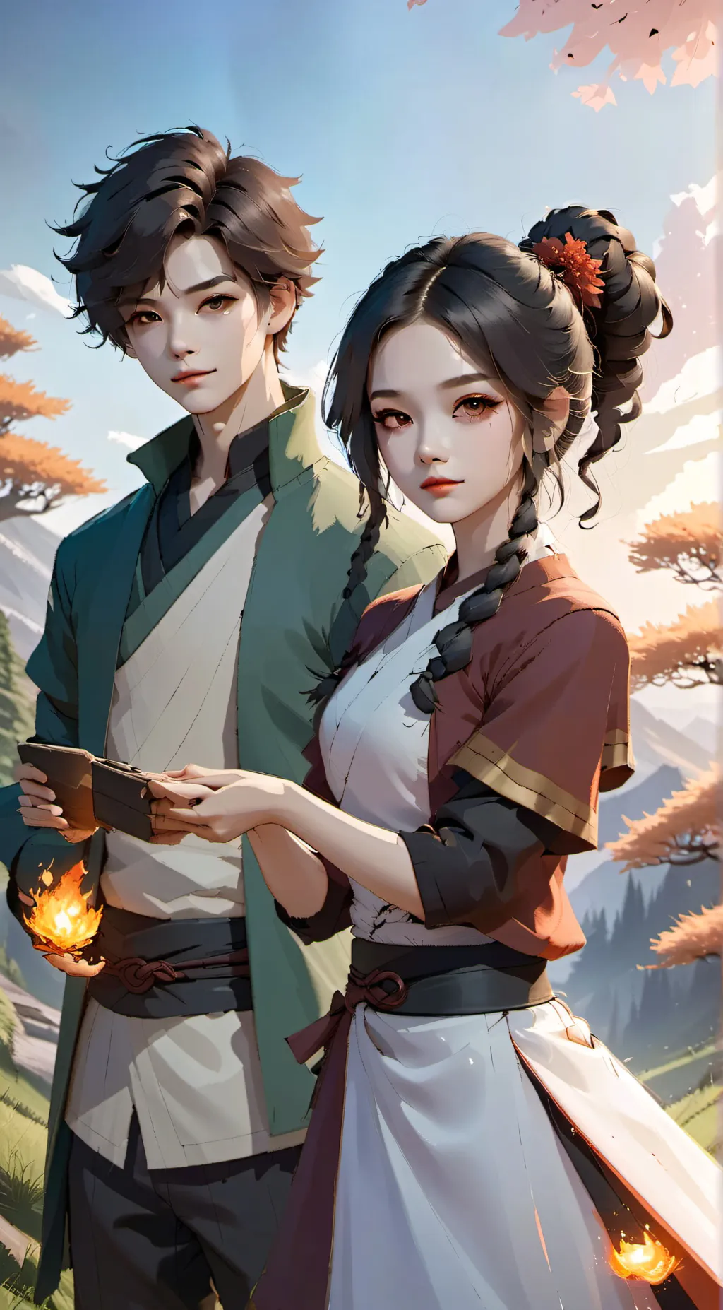 ai character: akan and sila background