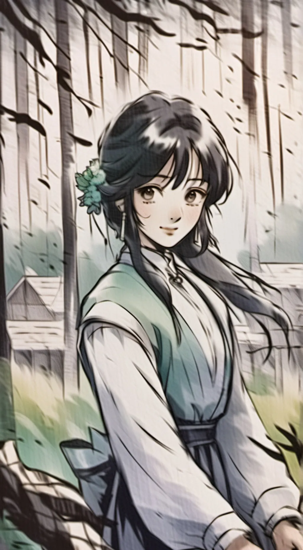 ai character: Lin background
