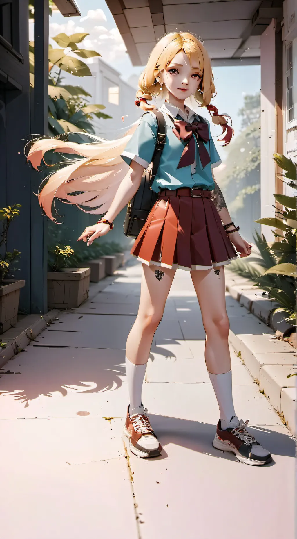 ai character: Lea background