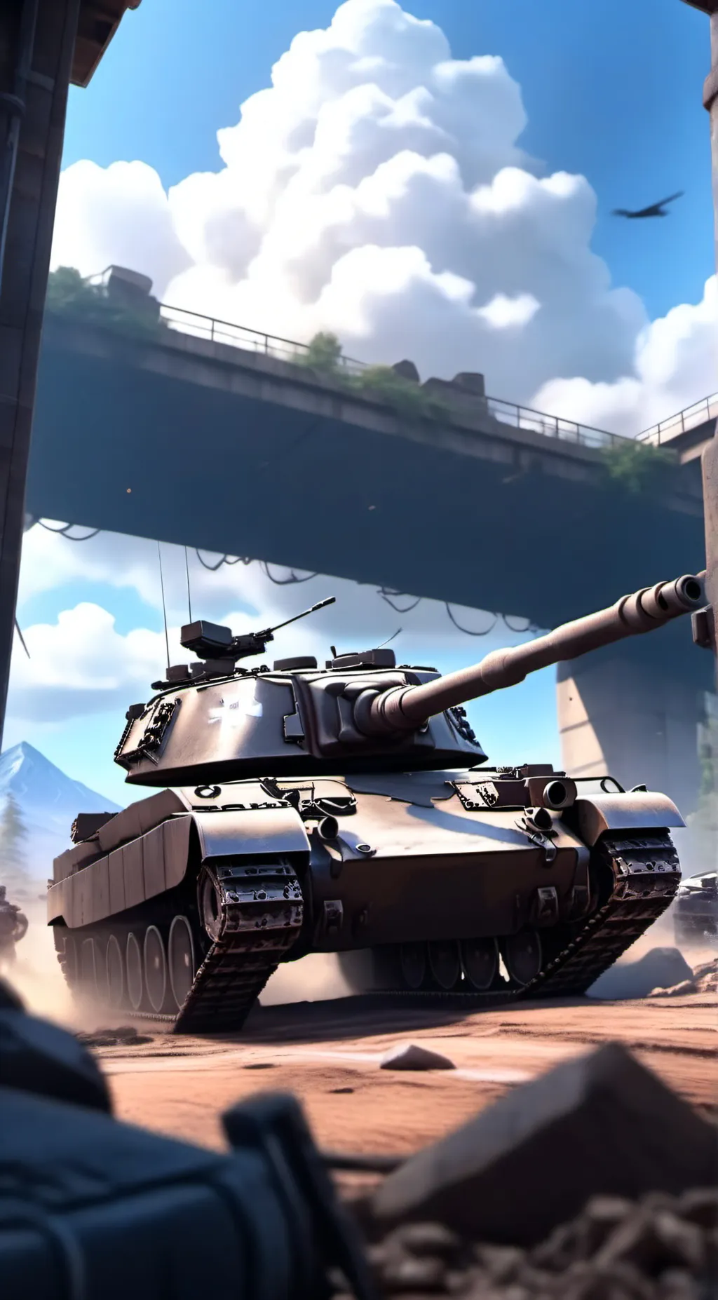 ai character: A tank background