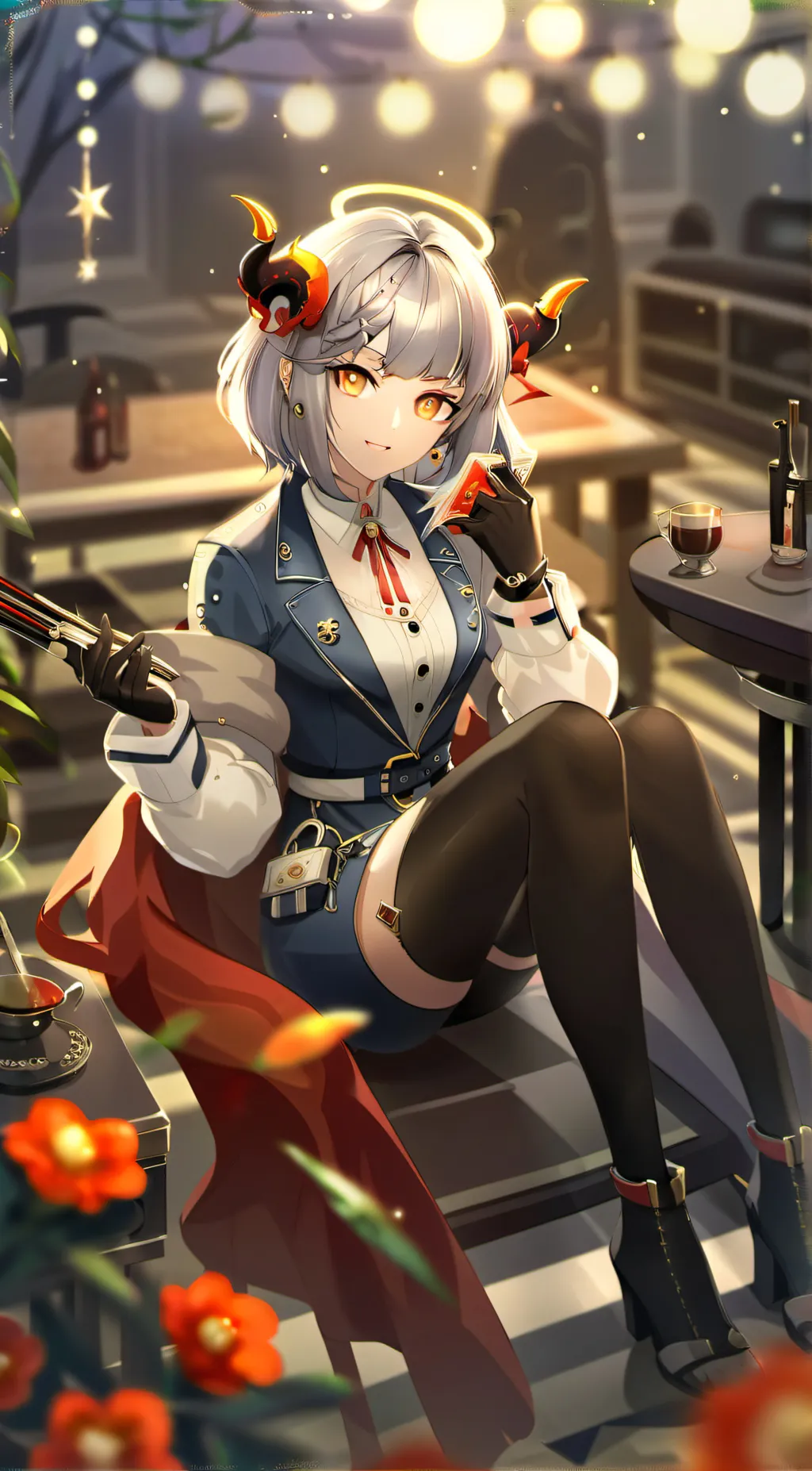 ai character: Maya background